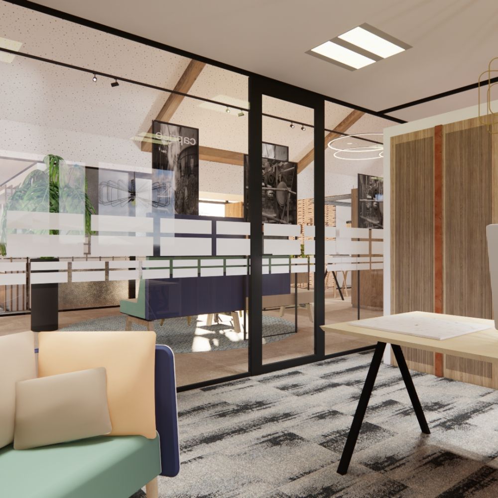 Kantoorinrichting (deel 1 - 3D tekenwerk)