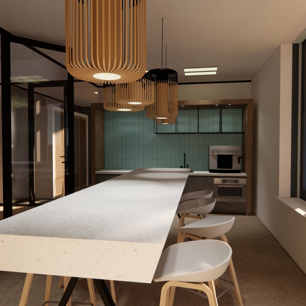 Kantoorinrichting (deel 1 - 3D tekenwerk)