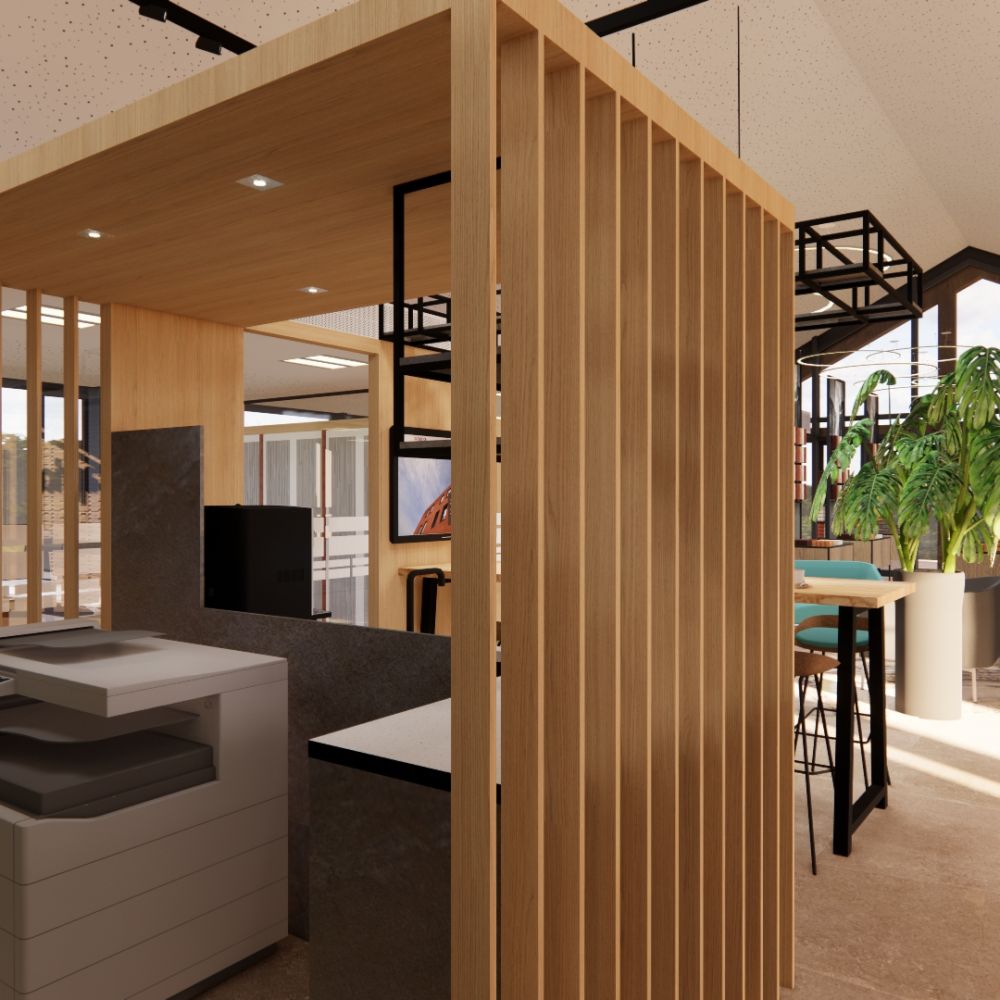 Kantoorinrichting (deel 1 - 3D tekenwerk)