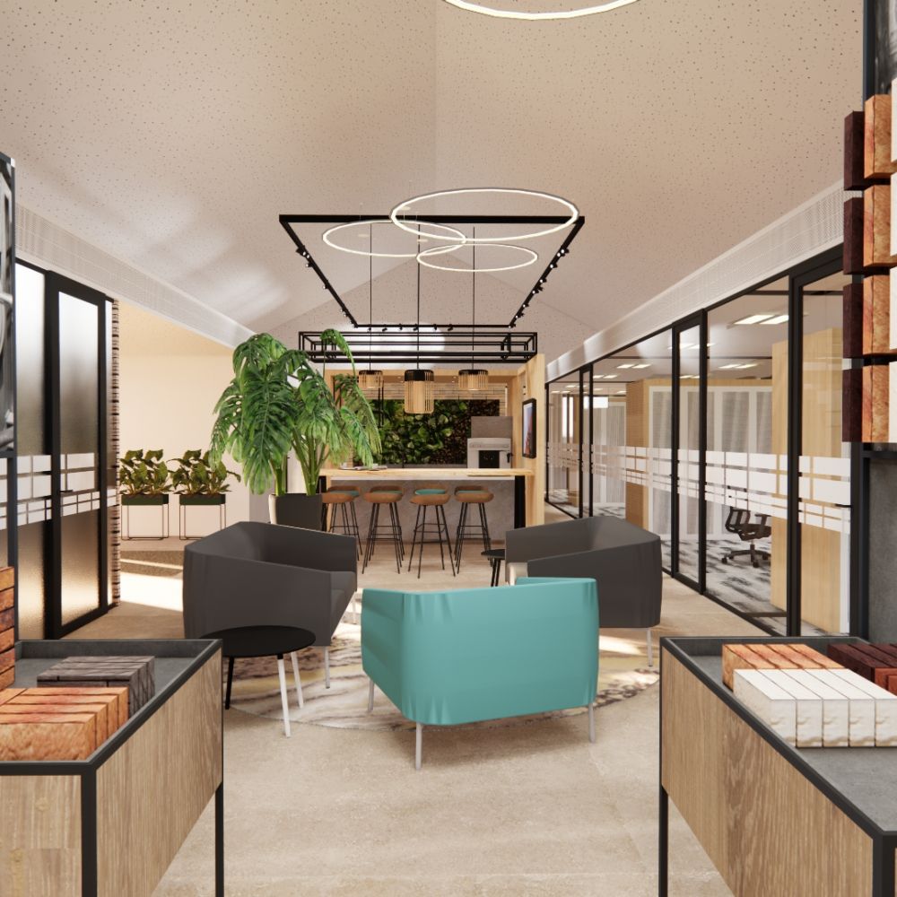 Kantoorinrichting (deel 1 - 3D tekenwerk)