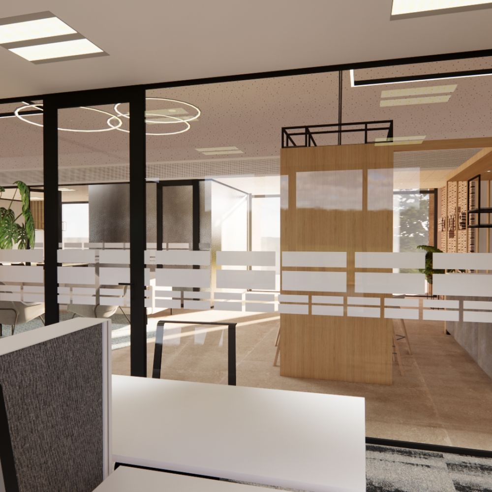 Kantoorinrichting (deel 1 - 3D tekenwerk)