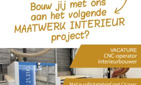 CNC-operator/ interieurbouwer